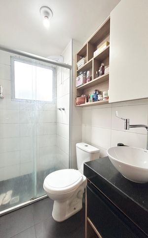 Apartamento à venda com 39m², 2 quartos e 1 vaga Apartamento à venda com 39m², 2 quartos e 1 vagaBanheiro