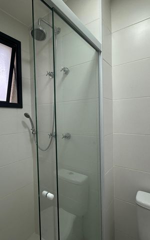 Apartamento para alugar com 58m², 2 quartos e 1 vaga Apartamento para alugar com 58m², 2 quartos e 1 vagaBanheiro da Suíte