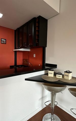 Studio para alugar com 42m², 1 quarto e 1 vaga Studio para alugar com 42m², 1 quarto e 1 vagaCozinha
