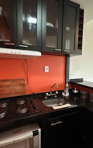 Studio para alugar com 42m², 1 quarto e 1 vaga Studio para alugar com 42m², 1 quarto e 1 vagaCozinha