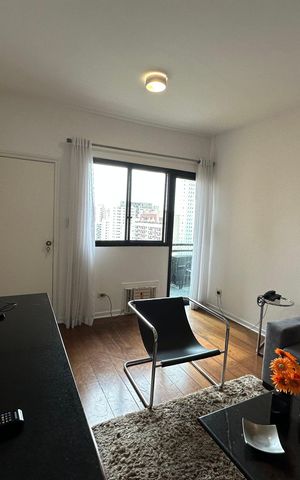 Studio para alugar com 42m², 1 quarto e 1 vaga Studio para alugar com 42m², 1 quarto e 1 vagaSala