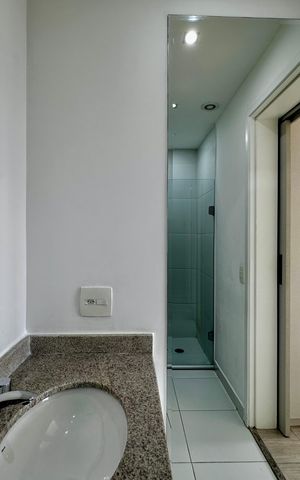 Apartamento à venda com 49m², 1 quarto e 1 vaga Apartamento à venda com 49m², 1 quarto e 1 vagaBanheiro Suíte