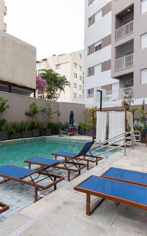 Apartamento para alugar com 43m², 2 quartos e sem vaga Apartamento para alugar com 43m², 2 quartos e sem vagaÁrea comum - Piscina