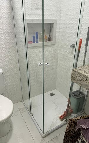 Apartamento à venda com 81m², 2 quartos e 1 vaga Apartamento à venda com 81m², 2 quartos e 1 vagaBanheiro da Suíte