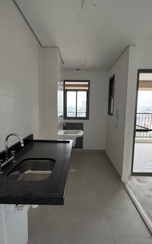 Apartamento à venda com 64m², 2 quartos e 2 vagasCozinha e Área de Serviço