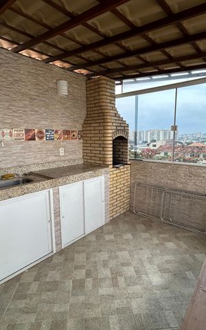 Apartamento à venda com 65m², 2 quartos e 1 vagaÁrea comum - Churrasqueira