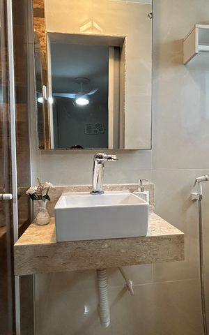 Apartamento à venda com 65m², 2 quartos e 1 vagaBanheiro da Suíte
