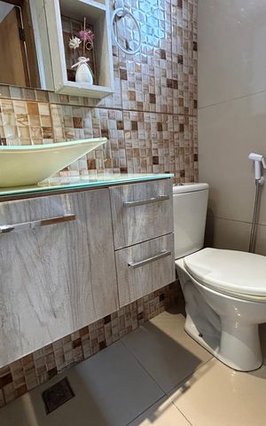 Apartamento à venda com 65m², 2 quartos e 1 vagaBanheiro Social