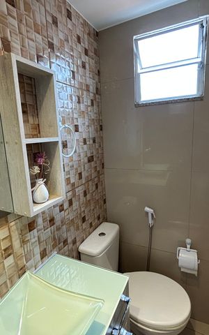 Apartamento à venda com 65m², 2 quartos e 1 vagaBanheiro Social