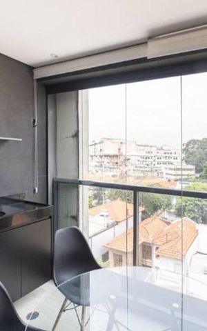 Apartamento para alugar com 54m², 1 quarto e 1 vaga Apartamento para alugar com 54m², 1 quarto e 1 vagaSacada