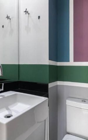 Apartamento para alugar com 54m², 1 quarto e 1 vaga Apartamento para alugar com 54m², 1 quarto e 1 vagaBanheiro