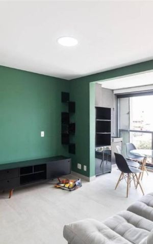 Apartamento para alugar com 54m², 1 quarto e 1 vaga Apartamento para alugar com 54m², 1 quarto e 1 vagaSala