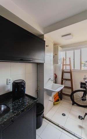 Apartamento à venda com 41m², 2 quartos e sem vaga Apartamento à venda com 41m², 2 quartos e sem vagaCozinha e Área de Serviço