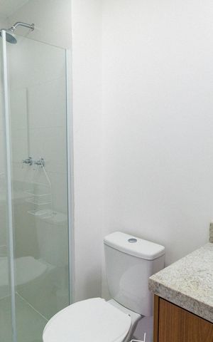 Apartamento para alugar com 68m², 2 quartos e 1 vaga Apartamento para alugar com 68m², 2 quartos e 1 vagaBanheiro Social
