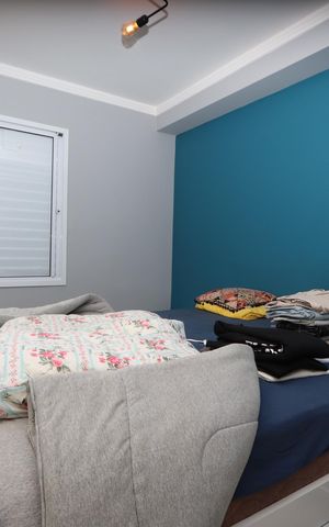 Apartamento à venda com 55m², 2 quartos e 1 vagaQuarto 2