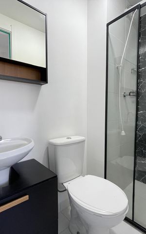 Apartamento à venda com 32m², 2 quartos e sem vaga Apartamento à venda com 32m², 2 quartos e sem vagaBanheiro