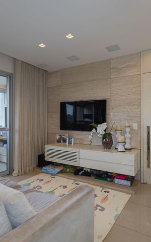 Apartamento à venda com 115m², 3 quartos e 2 vagas Apartamento à venda com 115m², 3 quartos e 2 vagasSala de TV