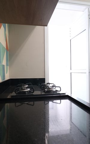 Apartamento para alugar com 42m², 1 quarto e 1 vagaCozinha e Área de Serviço