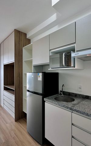 Studio à venda com 23m², 0 quarto e sem vaga Studio à venda com 23m², 0 quarto e sem vagaCozinha