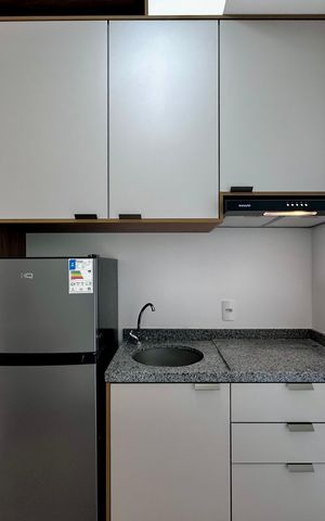 Studio à venda com 30m², 0 quarto e sem vaga Studio à venda com 30m², 0 quarto e sem vagaCozinha