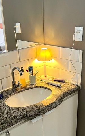 Studio para alugar com 40m², 1 quarto e sem vaga Studio para alugar com 40m², 1 quarto e sem vagaBanheiro