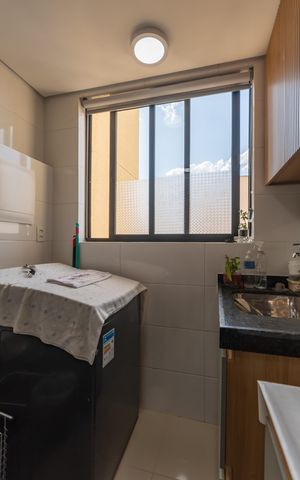 Apartamento à venda com 54m², 2 quartos e 1 vaga Apartamento à venda com 54m², 2 quartos e 1 vagaÁrea de Serviço