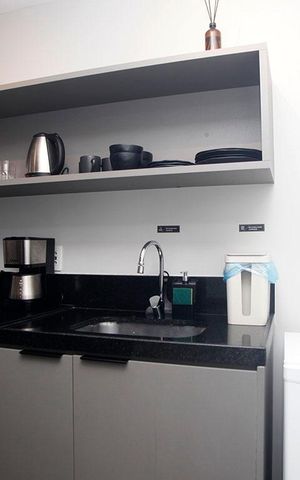 Studio para alugar com 25m², 1 quarto e sem vagaCozinha