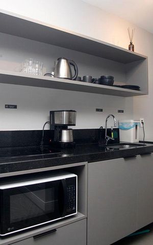 Studio para alugar com 25m², 1 quarto e sem vagaCozinha