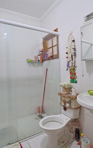 Apartamento à venda com 156m², 3 quartos e 4 vagasBanheiro da suíte