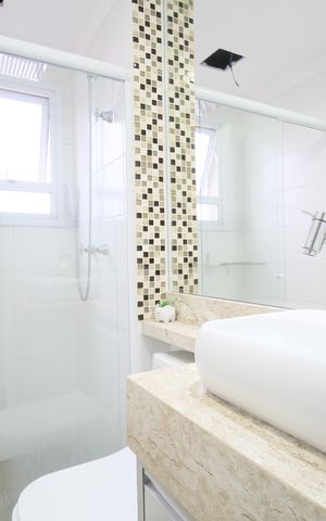 Apartamento à venda com 55m², 2 quartos e 1 vagaBanheiro da Suíte