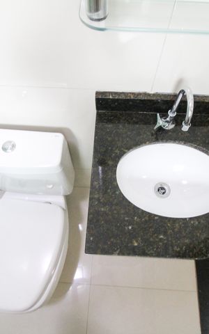 Casa à venda com 110m², 2 quartos e 1 vagaBanheiro da Suíte