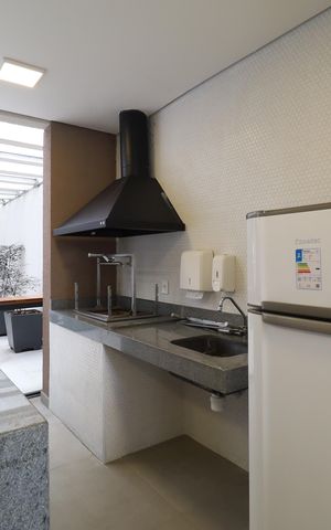 Apartamento à venda com 39m², 2 quartos e sem vagaChurrasqueira