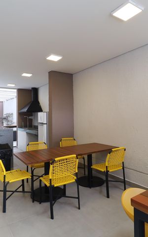 Apartamento à venda com 39m², 2 quartos e sem vagaChurrasqueira