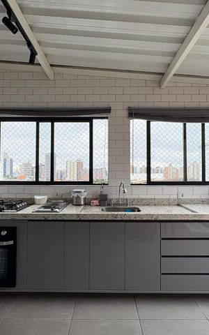 Apartamento à venda com 122m², 2 quartos e 2 vagas Apartamento à venda com 122m², 2 quartos e 2 vagasCozinha
