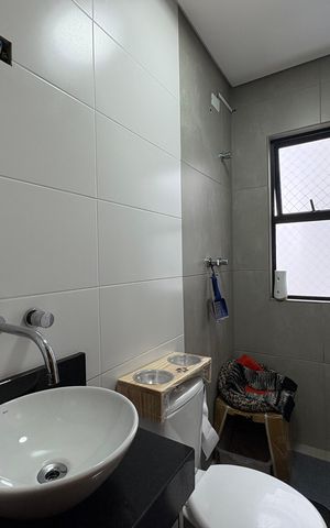 Apartamento à venda com 122m², 2 quartos e 2 vagas Apartamento à venda com 122m², 2 quartos e 2 vagasBanheiro