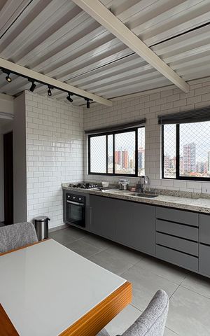 Apartamento à venda com 122m², 2 quartos e 2 vagas Apartamento à venda com 122m², 2 quartos e 2 vagasCozinha