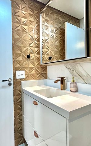 Apartamento à venda com 64m², 2 quartos e 1 vaga Apartamento à venda com 64m², 2 quartos e 1 vagaBanheiro da Suíte