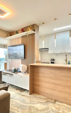 Apartamento à venda com 64m², 2 quartos e 1 vaga Apartamento à venda com 64m², 2 quartos e 1 vagaSala