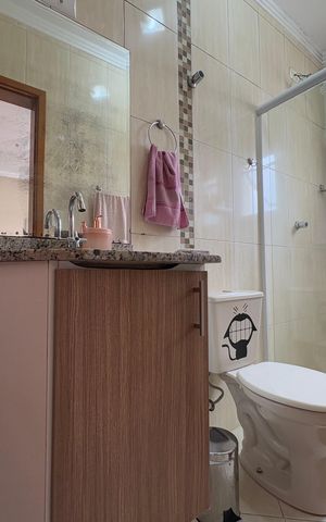 Apartamento para alugar com 51m², 2 quartos e 1 vaga Apartamento para alugar com 51m², 2 quartos e 1 vagaBanheiro da Suíte