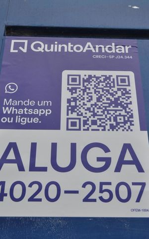 Studio para alugar com 48m², 1 quarto e 1 vagaPlaca