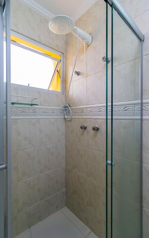 Casa de condomínio à venda com 111m², 3 quartos e 2 vagas Casa de condomínio à venda com 111m², 3 quartos e 2 vagasBanheiro Social