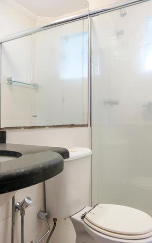 Apartamento à venda com 69m², 2 quartos e 1 vagaBanheiro da suíte