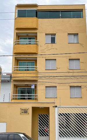Apartamento à venda com 69m², 2 quartos e 1 vagaFachada e plaquinha