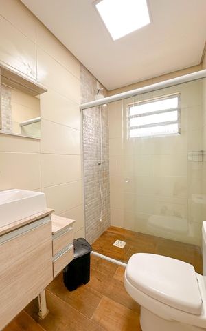 Apartamento para alugar com 130m², 3 quartos e 2 vagasBanheiro 1