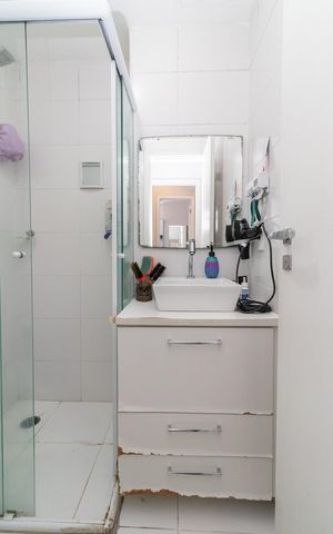 Apartamento para alugar com 54m², 2 quartos e 1 vagaBanheiro da Suíte