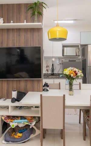 Apartamento para alugar com 54m², 2 quartos e 1 vagaSala