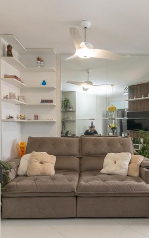 Apartamento para alugar com 54m², 2 quartos e 1 vagaSala