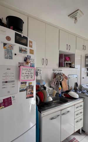 Apartamento à venda com 56m², 2 quartos e 1 vaga Apartamento à venda com 56m², 2 quartos e 1 vagaCozinha e Área de Serviço