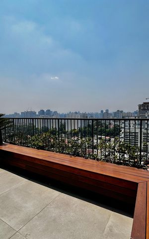 Studio à venda com 25m², 1 quarto e sem vagaTerraço