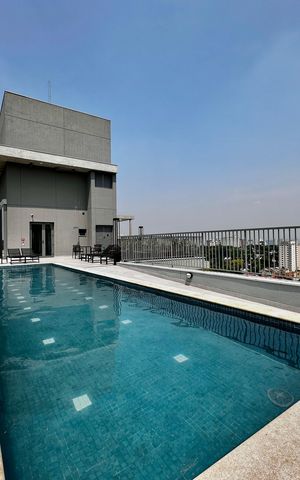 Studio à venda com 25m², 1 quarto e sem vagaÁrea comum - Piscina